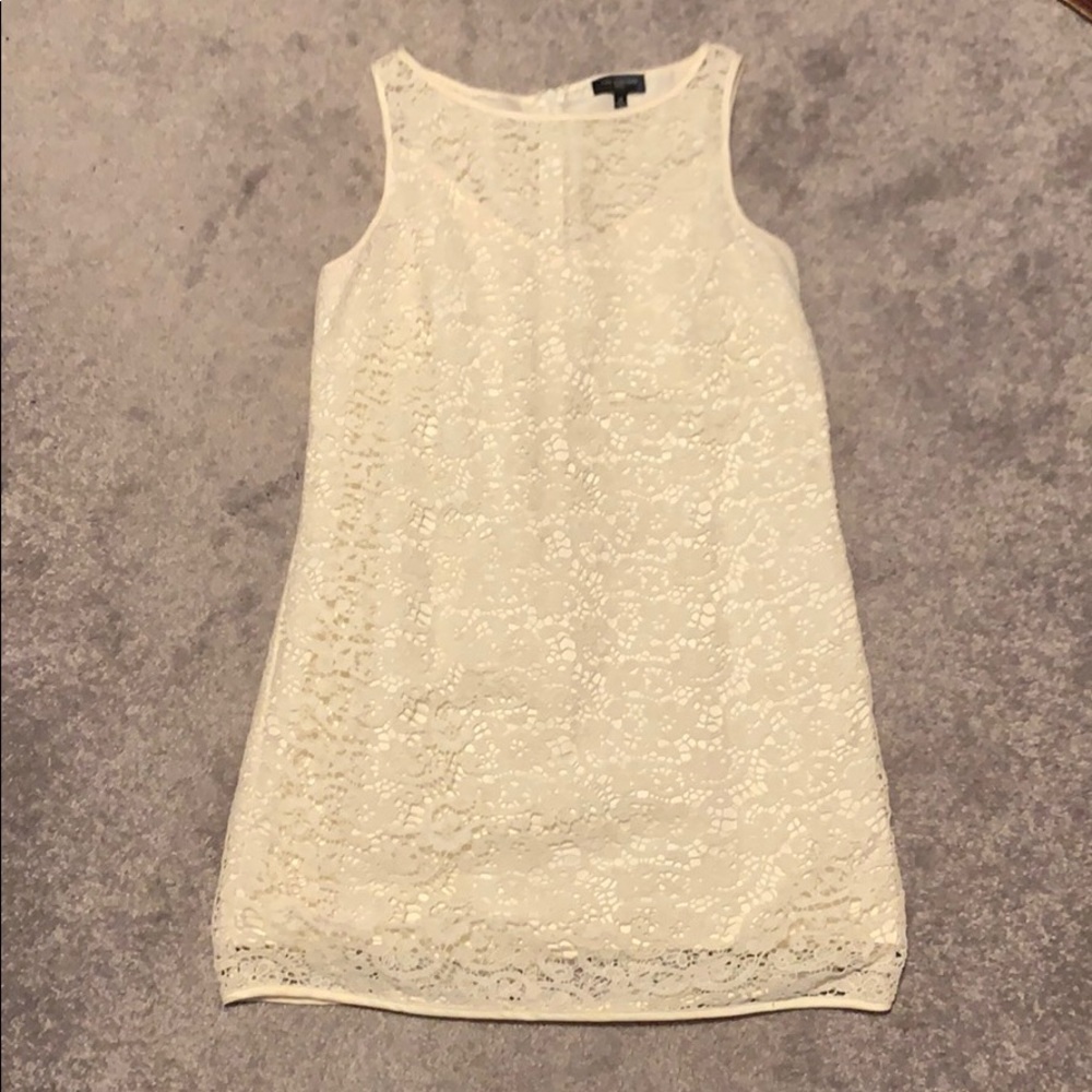 Off-white Lace Dress